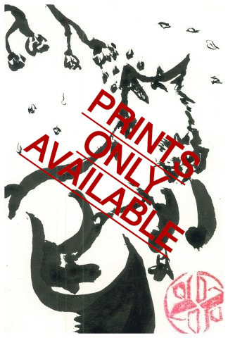 Jumping Fox (ink)